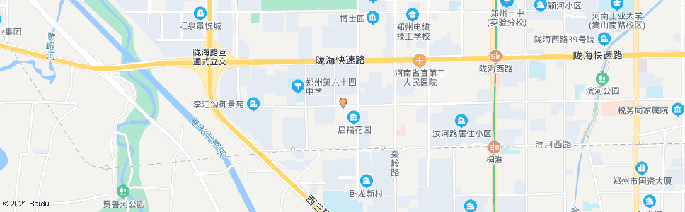 郑州启福花园社区_公交站地图_郑州公交_妙搜公交查询2025