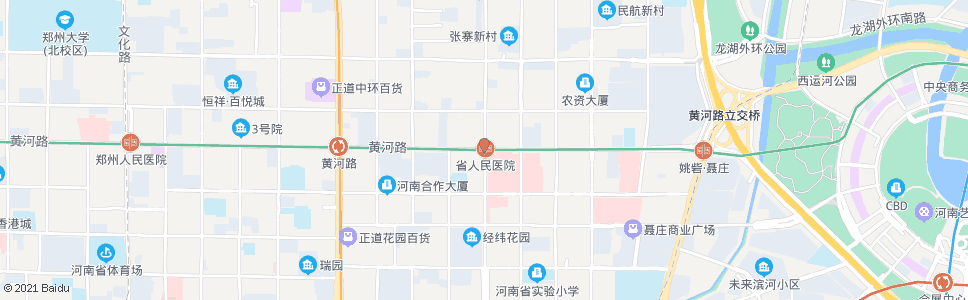 郑州黄河路经三路_公交站地图_郑州公交_妙搜公交查询2025