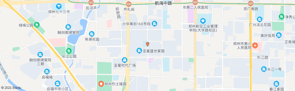 郑州兴华街长江路_公交站地图_郑州公交_妙搜公交查询2025