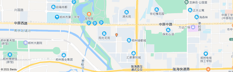 郑州中原路杏湾路_公交站地图_郑州公交_妙搜公交查询2025