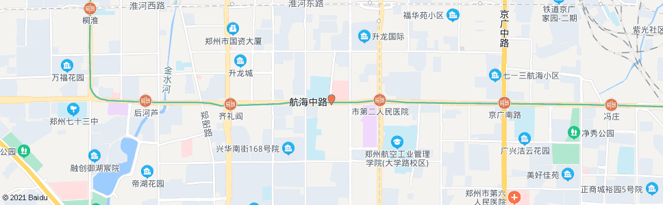 郑州航海路孙八寨站_公交站地图_郑州公交_妙搜公交查询2025