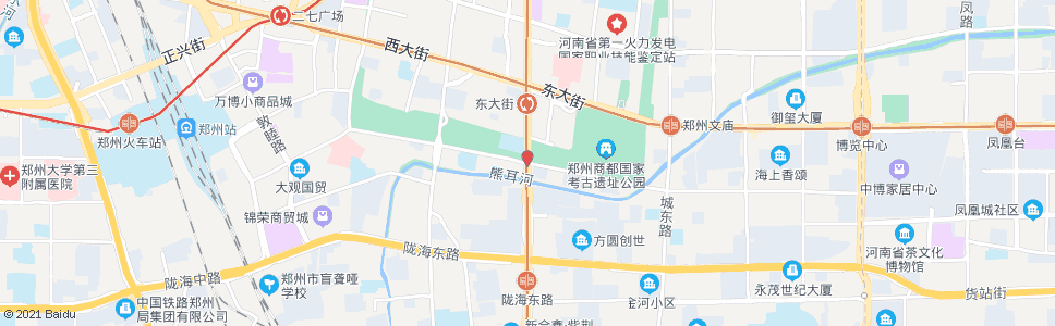 郑州紫荆山路城南路_公交站地图_郑州公交_妙搜公交查询2025