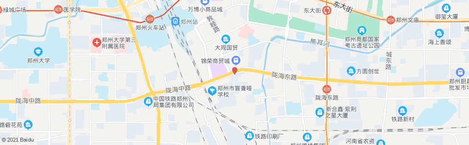 郑州陇海路布厂街站_公交站地图_郑州公交_妙搜公交查询2025