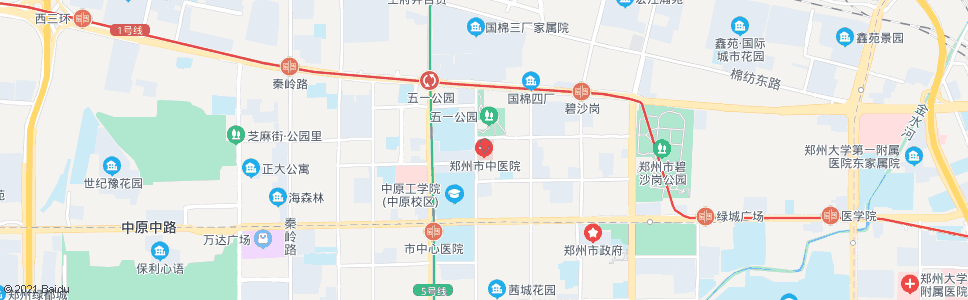 郑州市中医院站_公交站地图_郑州公交_妙搜公交查询2025