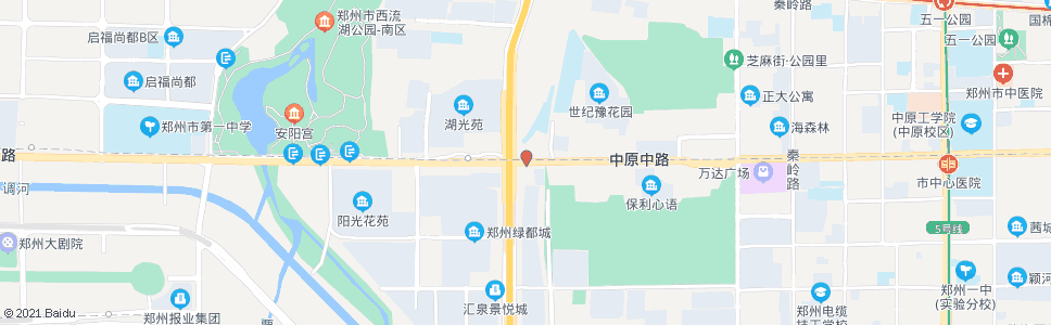 郑州中原路西三环(市财政学校)_公交站地图_郑州公交_妙搜公交查询2025