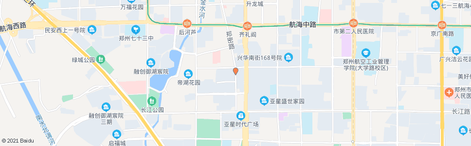 郑州郑密路汉江路站_公交站地图_郑州公交_妙搜公交查询2025