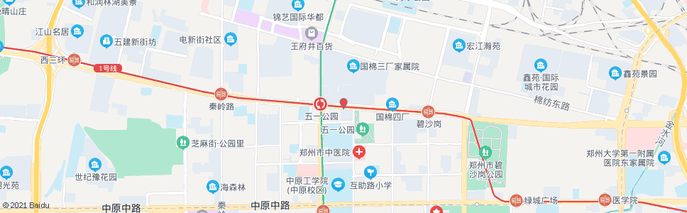 郑州文化宫路建设路_公交站地图_郑州公交_妙搜公交查询2024