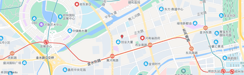 郑州正光路民生西街_公交站地图_郑州公交_妙搜公交查询2024