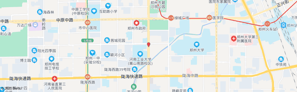 郑州伊河路嵩山路站_公交站地图_郑州公交_妙搜公交查询2024