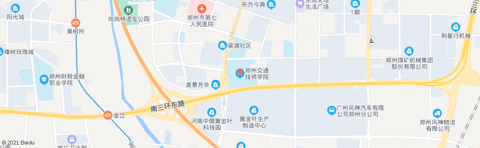 郑州郑州交通技师学院_公交站地图_郑州公交_妙搜公交查询2025