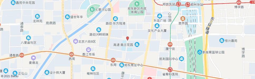 郑州康宁街康平路_公交站地图_郑州公交_妙搜公交查询2025