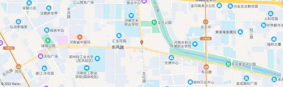 郑州东风路文化路_公交站地图_郑州公交_妙搜公交查询2025