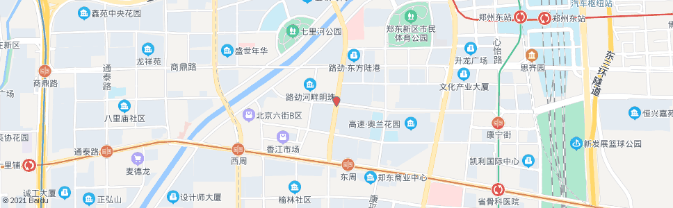 郑州农业南路康宁街_公交站地图_郑州公交_妙搜公交查询2025