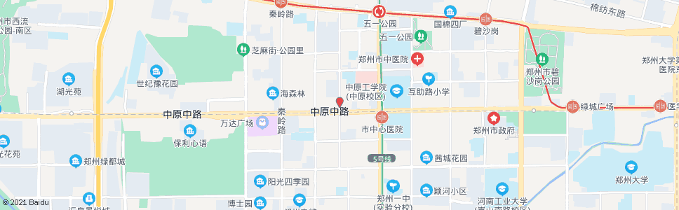 郑州前进路中原路_公交站地图_郑州公交_妙搜公交查询2025