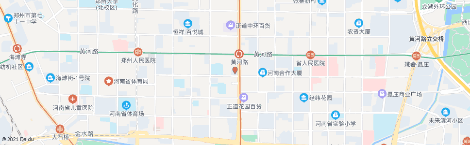 郑州大河路花园路站_公交站地图_郑州公交_妙搜公交查询2024