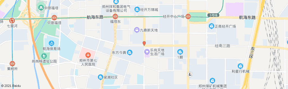 郑州经开第三大街经南五路_公交站地图_郑州公交_妙搜公交查询2025