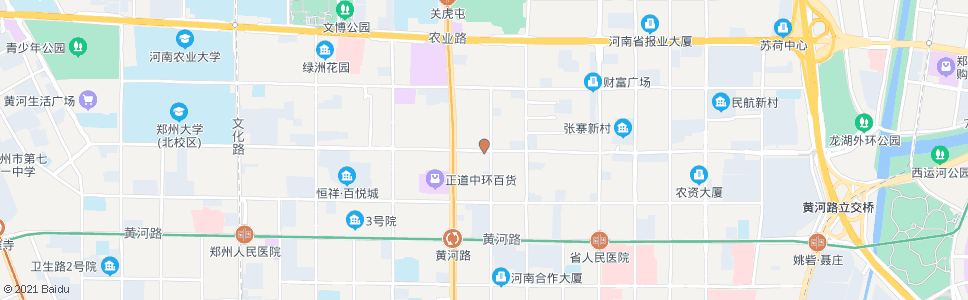 郑州红专路政六街_公交站地图_郑州公交_妙搜公交查询2025