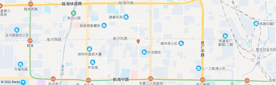 郑州人和路淮河路_公交站地图_郑州公交_妙搜公交查询2024