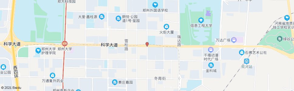 郑州银屏路科学大道_公交站地图_郑州公交_妙搜公交查询2025