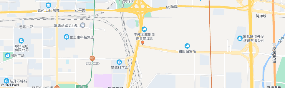 郑州经北四路g107辅道_公交站地图_郑州公交_妙搜公交查询2025