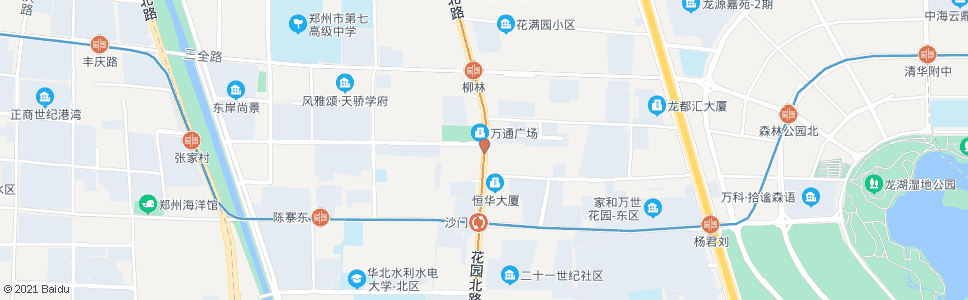 郑州花园路沙门村_公交站地图_郑州公交_妙搜公交查询2025