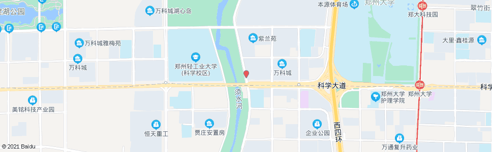 郑州须水河东路科学大道_公交站地图_郑州公交_妙搜公交查询2024