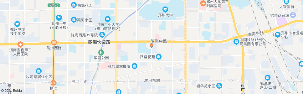 郑州陇海路淮北街_公交站地图_郑州公交_妙搜公交查询2025