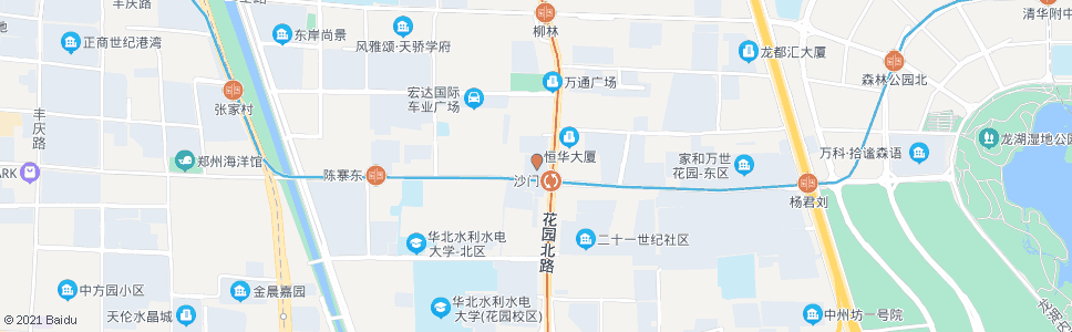 郑州花园路国基路地铁C口_公交站地图_郑州公交_妙搜公交查询2025