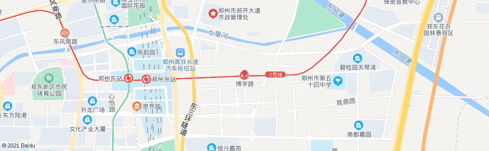 郑州莲湖路博学路_公交站地图_郑州公交_妙搜公交查询2025