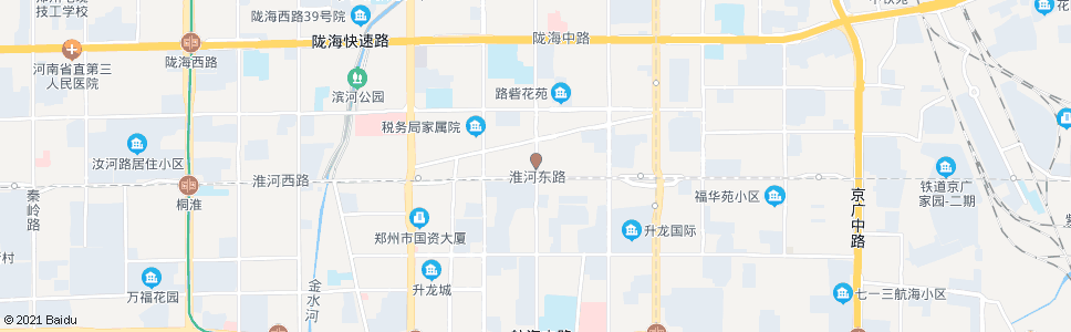 郑州淮南街淮河路_公交站地图_郑州公交_妙搜公交查询2025