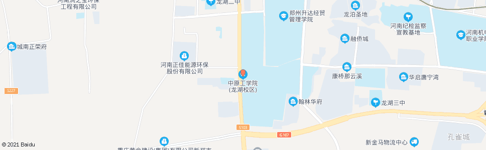 郑州中原工学院龙湖校区_公交站地图_郑州公交_妙搜公交查询2025