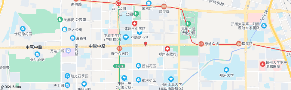 郑州中原路工人路站_公交站地图_郑州公交_妙搜公交查询2025