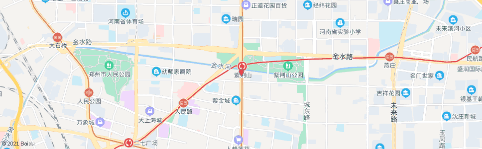 郑州紫荆山路顺河路_公交站地图_郑州公交_妙搜公交查询2025