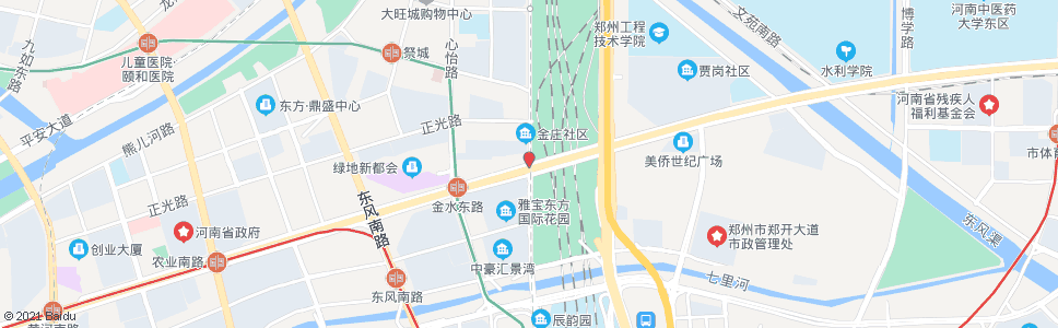 郑州金水东路中兴路站_公交站地图_郑州公交_妙搜公交查询2024