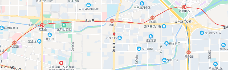 郑州顺河路未来路_公交站地图_郑州公交_妙搜公交查询2025