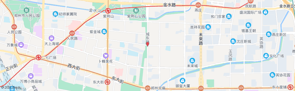 郑州城北路城东路_公交站地图_郑州公交_妙搜公交查询2025