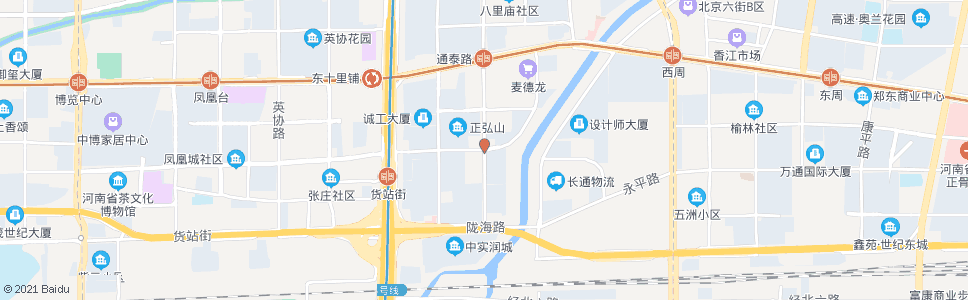 郑州通泰路白庄街_公交站地图_郑州公交_妙搜公交查询2025