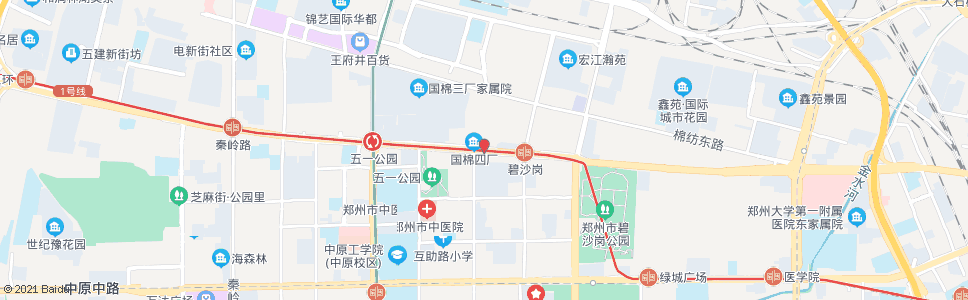 郑州建设路工人路_公交站地图_郑州公交_妙搜公交查询2025