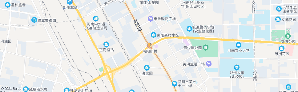 郑州农业路南阳路_公交站地图_郑州公交_妙搜公交查询2024