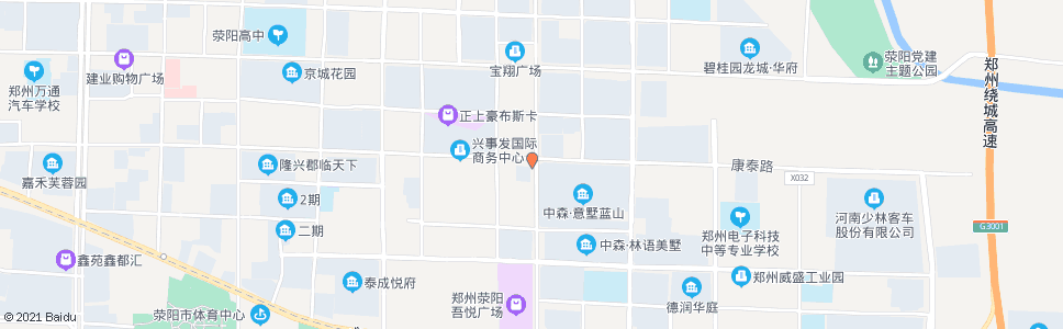 郑州荥泽大道康泰路口_公交站地图_郑州公交_妙搜公交查询2025