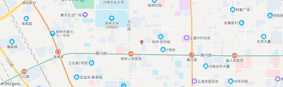 郑州经八路红旗路_公交站地图_郑州公交_妙搜公交查询2025