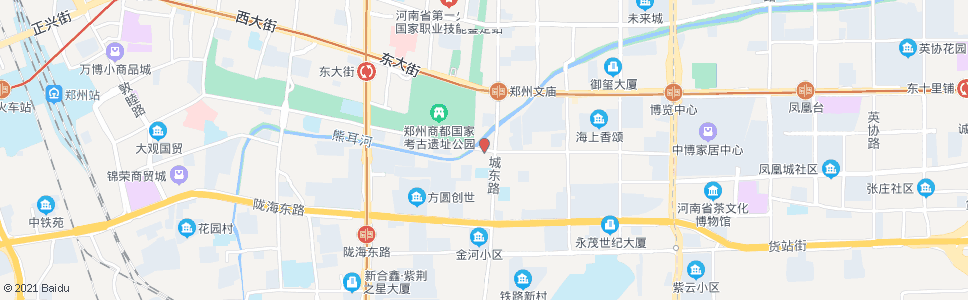 郑州城南路城东路_公交站地图_郑州公交_妙搜公交查询2025