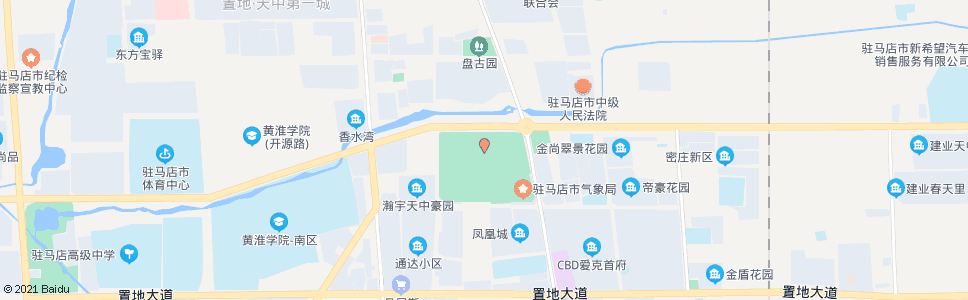 驻马店天中广场_公交站地图_驻马店公交_妙搜公交查询2024