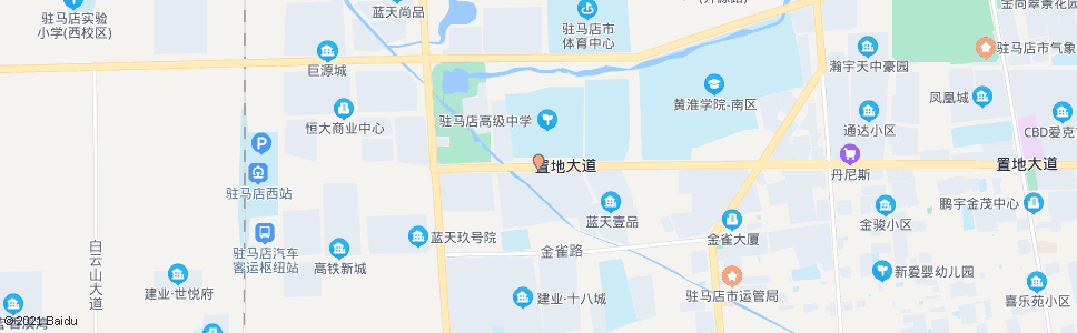 驻马店驻马店高中新校_公交站地图_驻马店公交_妙搜公交查询2025