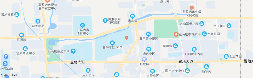 驻马店黄淮学院家属院_公交站地图_驻马店公交_妙搜公交查询2024