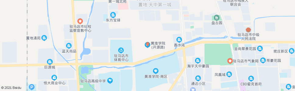 驻马店黄淮学院路口_公交站地图_驻马店公交_妙搜公交查询2025