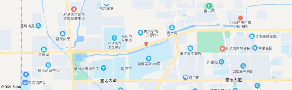 驻马店黄淮学院_公交站地图_驻马店公交_妙搜公交查询2025