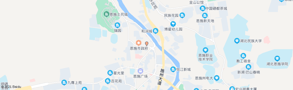 恩施小渡船小学_公交站地图_恩施公交_妙搜公交查询2024