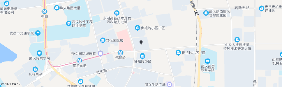 鄂州光谷一路佛祖岭B区_公交站地图_鄂州公交_妙搜公交查询2025