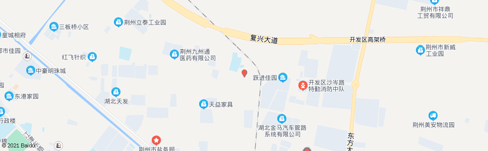 荆州跃进村_公交站地图_荆州公交_妙搜公交查询2025